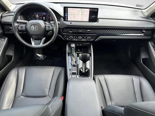 Platinum White Pearl 2025 Honda Accord Hybrid Touring