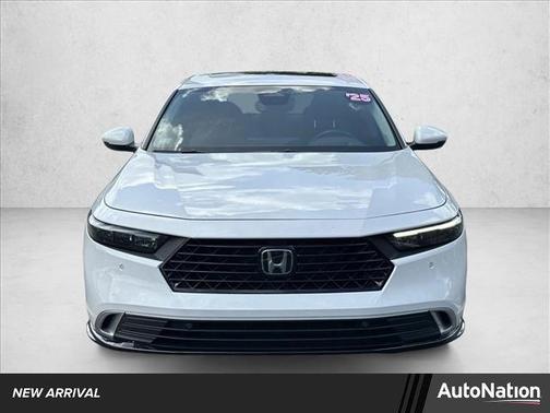 Platinum White Pearl 2025 Honda Accord Hybrid Touring