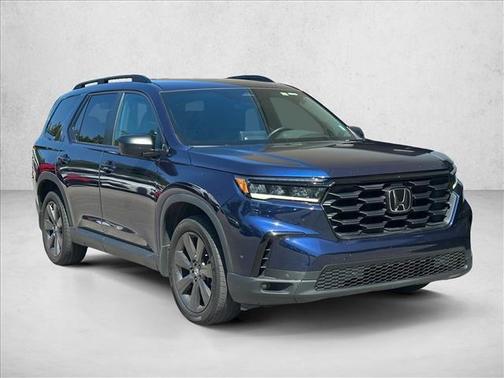 Obsidian Blue Pearl 2024 Honda Pilot Sport