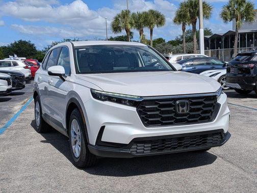 Platinum White Pearl 2026 Honda CR-V LX 2WD