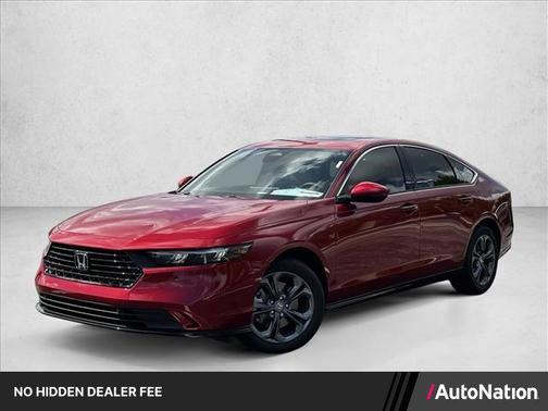 Radiant Red Metallic 2026 Honda Accord Hybrid EX-L