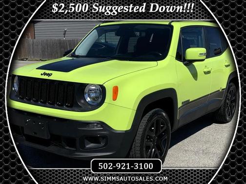 Hypergreen Clearcoat 2017 Jeep Renegade Latitude
