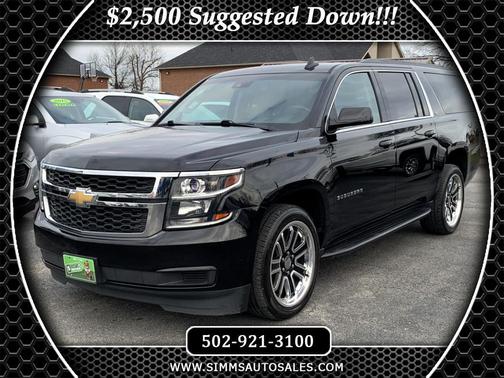 Black 2017 Chevrolet Suburban LT SUV