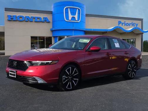 Radiant Red Metallic 2025 Honda Accord Hybrid