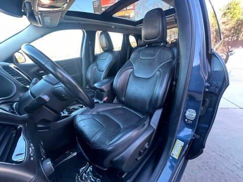 Blue 2021 Jeep Cherokee Limited