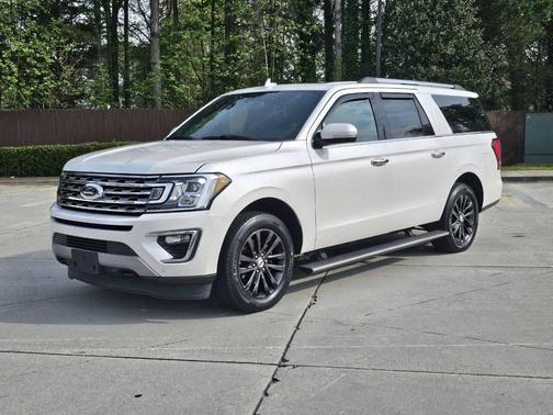 White Platinum Metallic Tri-Coat 2019 Ford Expedition Max Limited