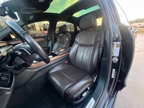 Blue 2019 Audi A8 55