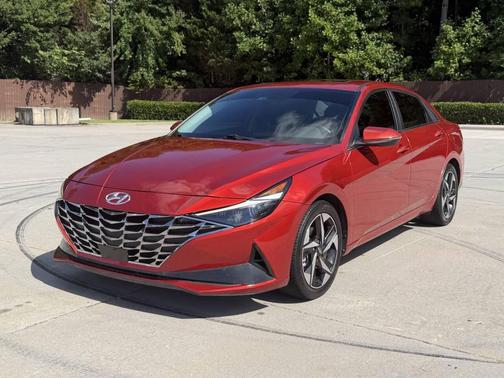 Lava Orange 2021 Hyundai ELANTRA Limited