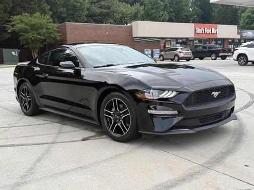 Shadow Black 2018 Ford Mustang EcoBoost