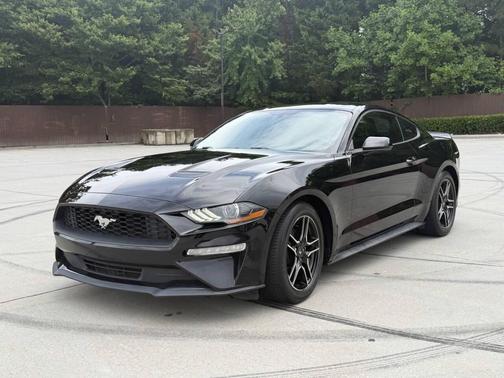 Shadow Black 2018 Ford Mustang EcoBoost