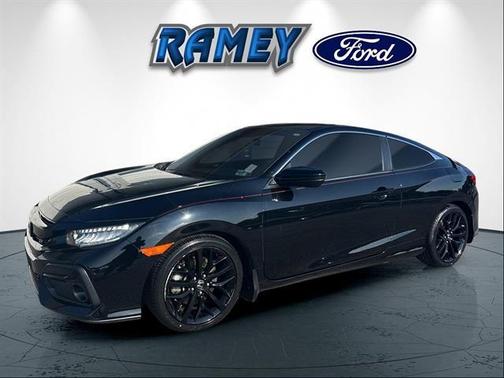 Crystal Black Pearl 2020 Honda Civic Si Base