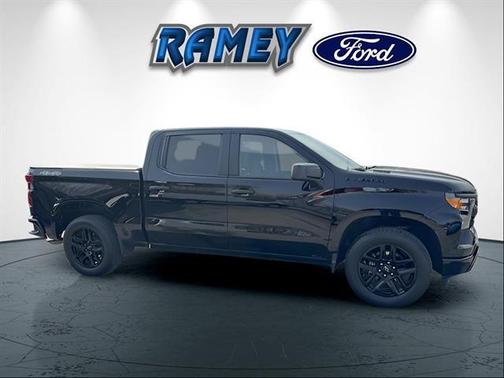 Black 2025 Chevrolet Silverado 1500 Custom