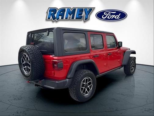 Firecracker Red Clearcoat 2025 Jeep Wrangler Rubicon