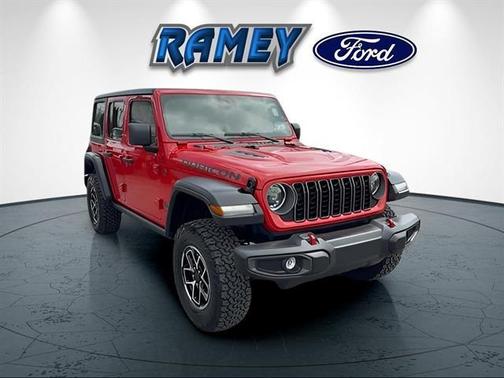 Firecracker Red Clearcoat 2025 Jeep Wrangler Rubicon