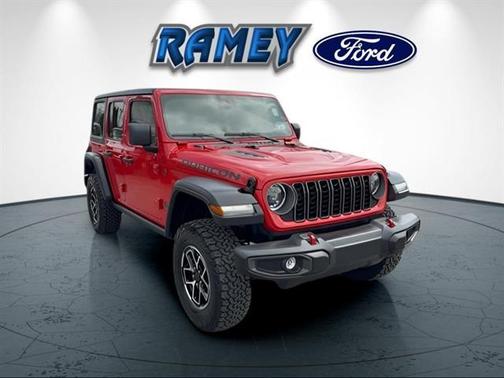 Firecracker Red Clearcoat 2025 Jeep Wrangler Rubicon