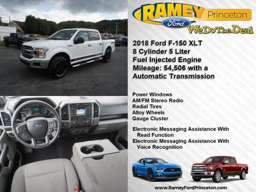 OXFORD WHITE 2018 Ford F-150 XLT