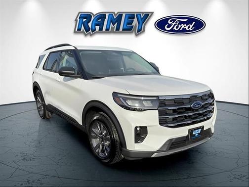 STAR WHITE MET TRI-COAT 2026 Ford Explorer Active