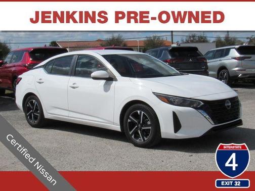 Cloud White 2024 Nissan Sentra SV