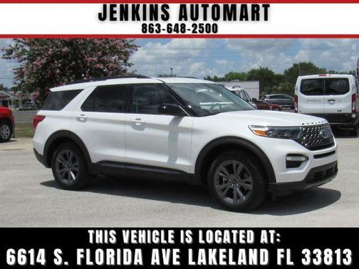 White Metallic 2023 Ford Explorer XLT