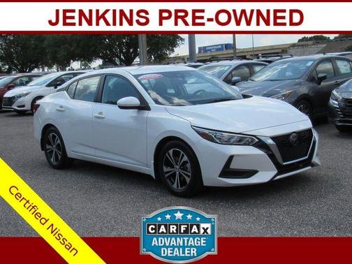 Aspen White 2023 Nissan Sentra SV