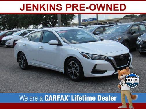 Aspen White 2023 Nissan Sentra SV