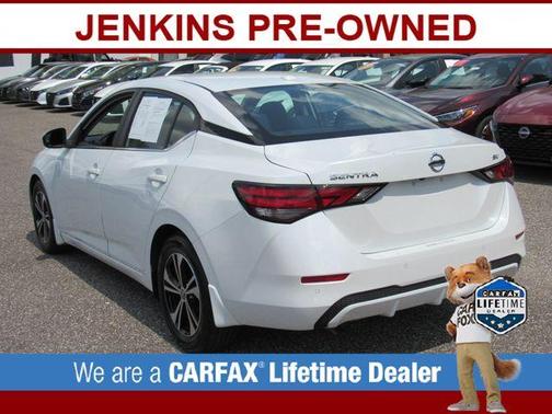 Aspen White 2023 Nissan Sentra SV