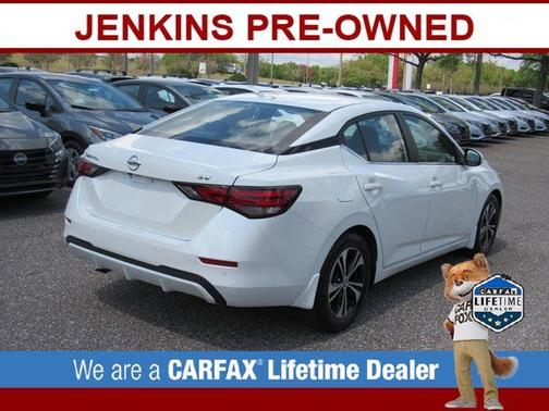 Aspen White 2023 Nissan Sentra SV