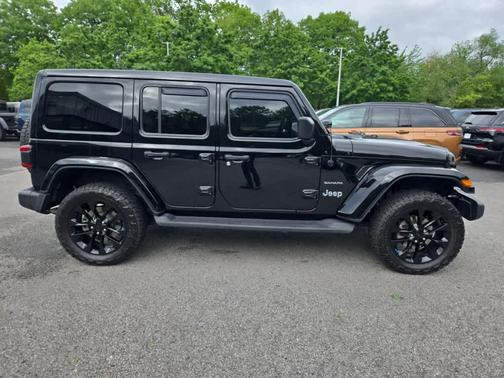 Black Clearcoat 2023 Jeep Wrangler 4xe Sahara