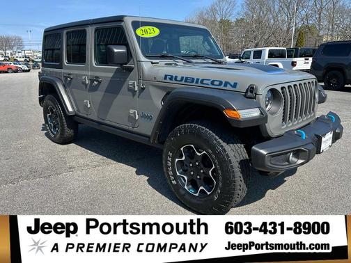 Sting-Gray Clearcoat 2023 Jeep Wrangler 4xe Rubicon