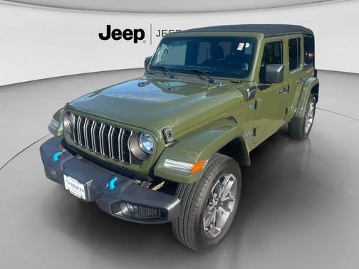 Sarge Green Clearcoat 2024 Jeep Wrangler 4xe Sport S