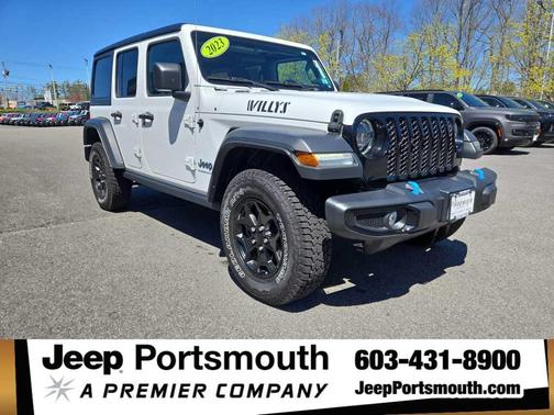 Bright White Clearcoat 2023 Jeep Wrangler 4xe Base