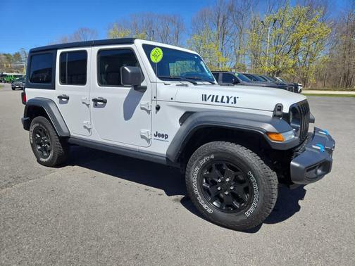 Bright White Clearcoat 2023 Jeep Wrangler 4xe Base