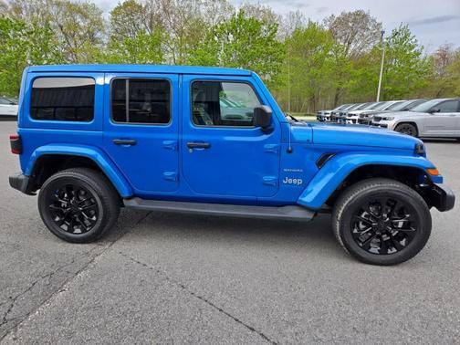 Hydro Blue Pearlcoat 2023 Jeep Wrangler 4xe Sahara