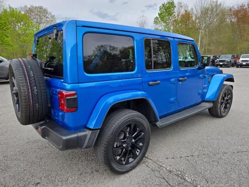 Hydro Blue Pearlcoat 2023 Jeep Wrangler 4xe Sahara