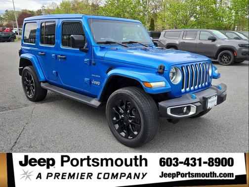 Hydro Blue Pearlcoat 2023 Jeep Wrangler 4xe Sahara