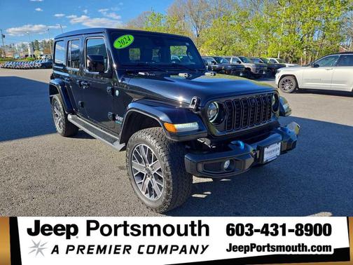 Black Clearcoat 2024 Jeep Wrangler 4xe High Altitude