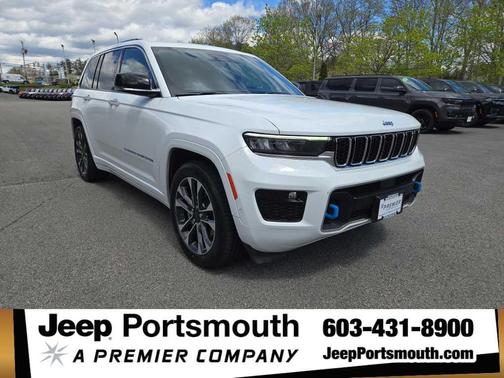 Bright White Clearcoat 2022 Jeep Grand Cherokee 4xe Overland