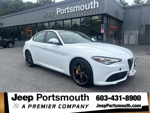 Alfa White 2019 Alfa Romeo Giulia Ti Sport