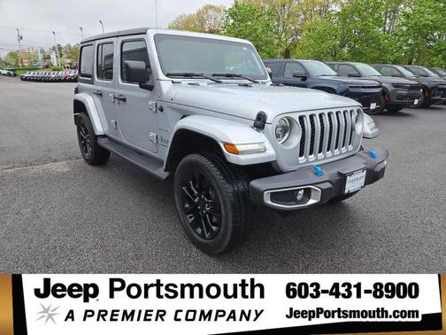 Silver Zynith Clearcoat 2023 Jeep Wrangler 4xe Sahara