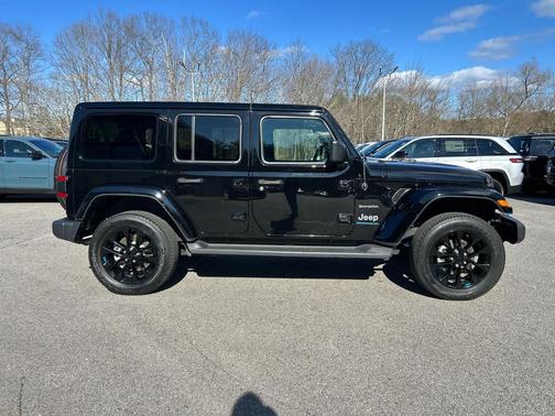 Black Clearcoat 2023 Jeep Wrangler 4xe Sahara