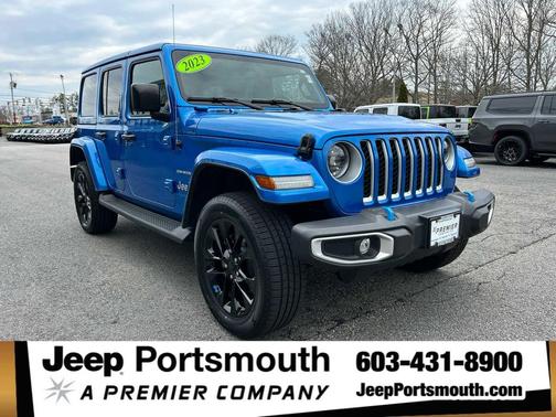 Hydro Blue Pearlcoat 2023 Jeep Wrangler 4xe Sahara
