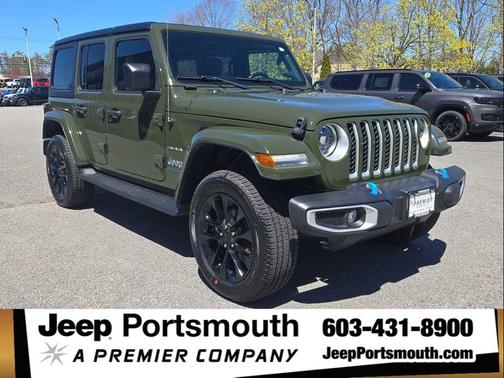 Sarge Green Clearcoat 2023 Jeep Wrangler 4xe Sahara