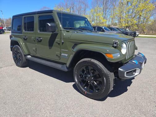 Sarge Green Clearcoat 2023 Jeep Wrangler 4xe Sahara