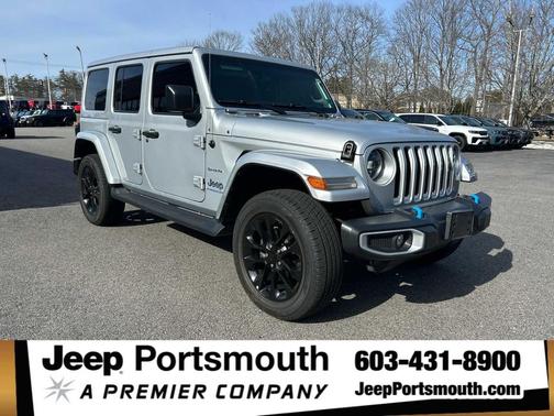 Silver Zynith Clearcoat 2023 Jeep Wrangler 4xe Sahara