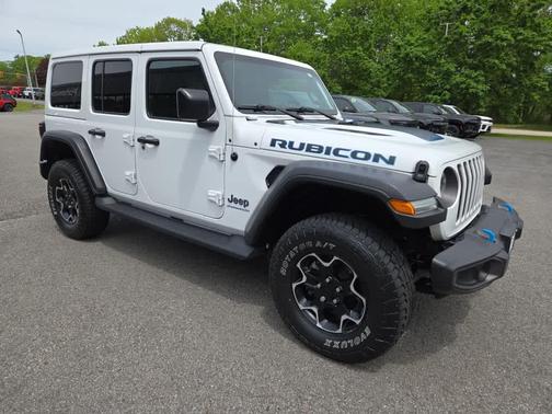 Bright White Clearcoat 2023 Jeep Wrangler 4xe Rubicon