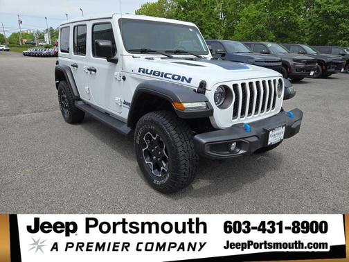 Bright White Clearcoat 2023 Jeep Wrangler 4xe Rubicon