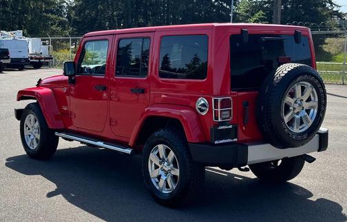 Firecracker Red 2015 Jeep Wrangler Unlimited Sahara