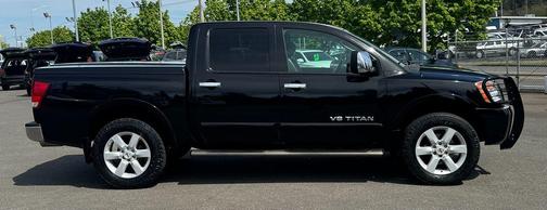 Galaxy Black Metallic 2008 Nissan Titan LE Crew Cab