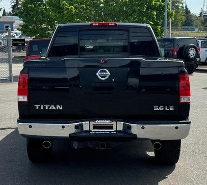 Galaxy Black Metallic 2008 Nissan Titan LE Crew Cab