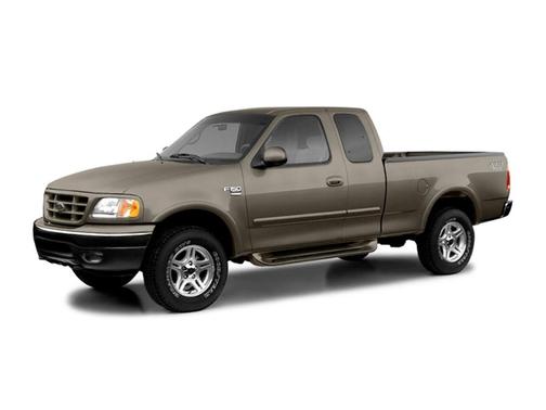 White 2002 Ford F-150 Lariat SuperCrew